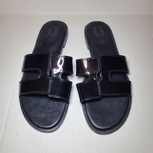 Naturalizer Women's Frame Sandal Black Sz 11M - Picture 1 of 6